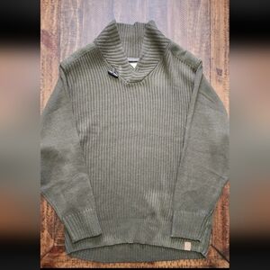 Weatherproof Vintage Shawl Collar Toggle Pullover Fisherman Sweater Sz 3XL Mens
